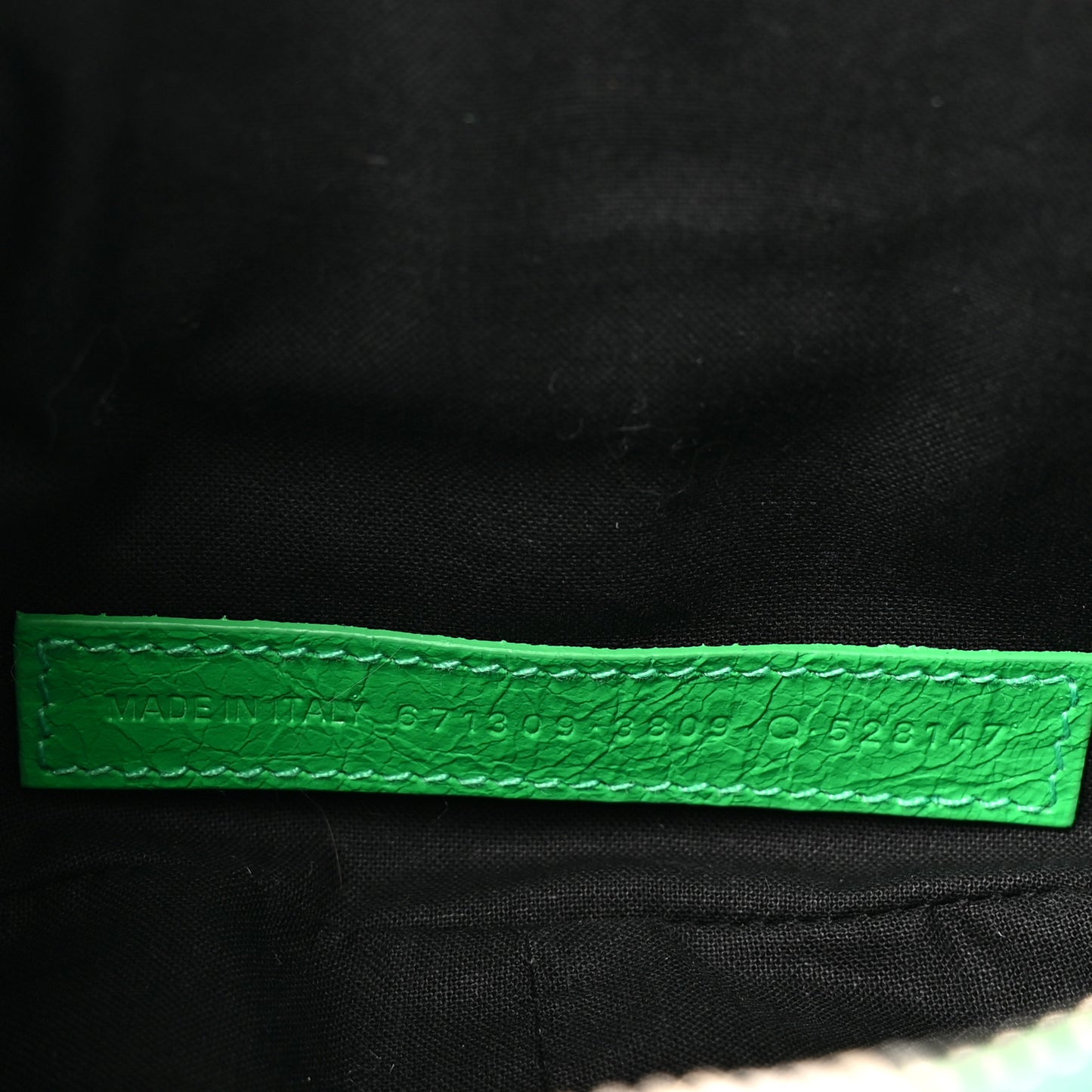 Agneau Arena Le Cagole Shoulder Bag XS Vivid Green