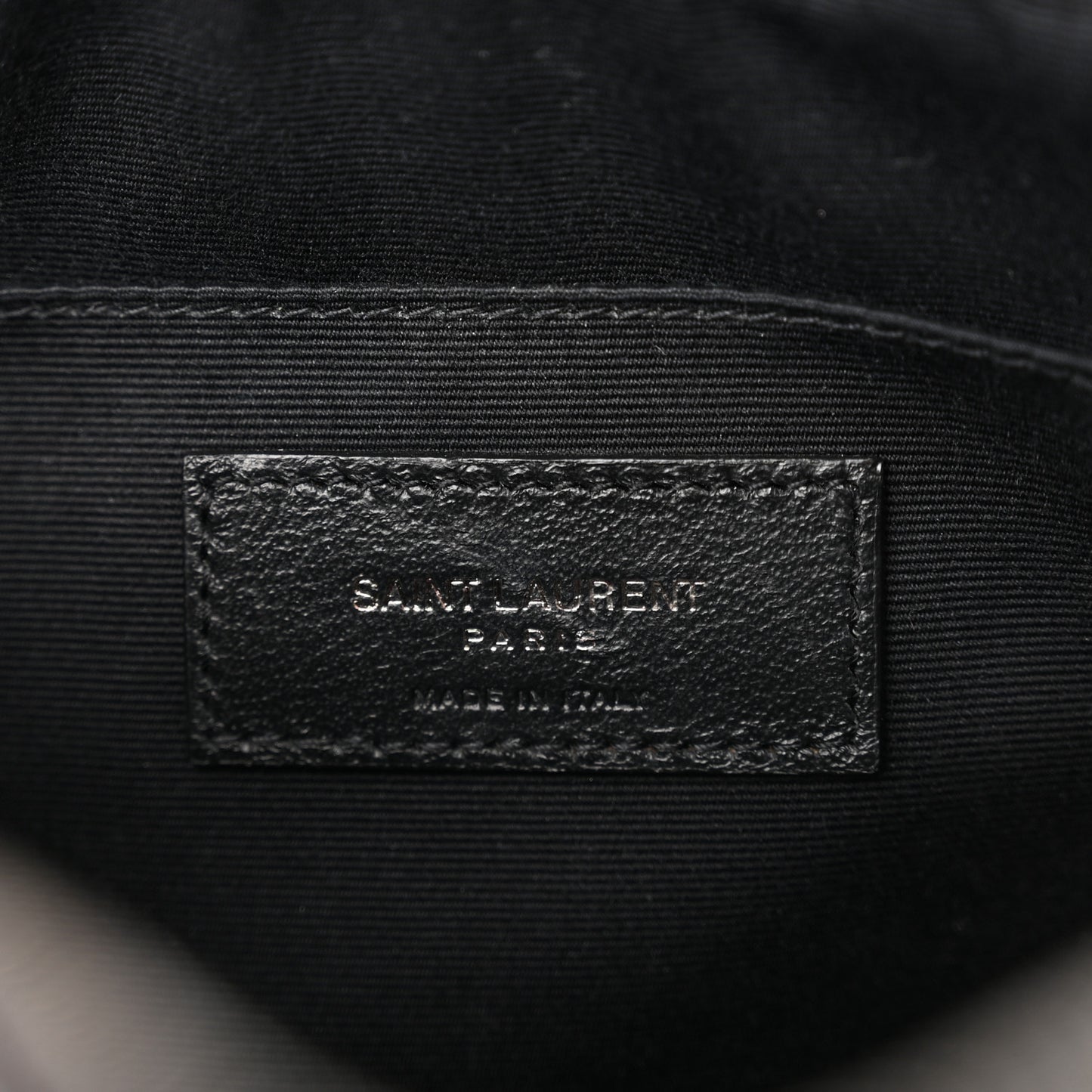Calfskin Matelasse Monogram Lou Camera Bag Black