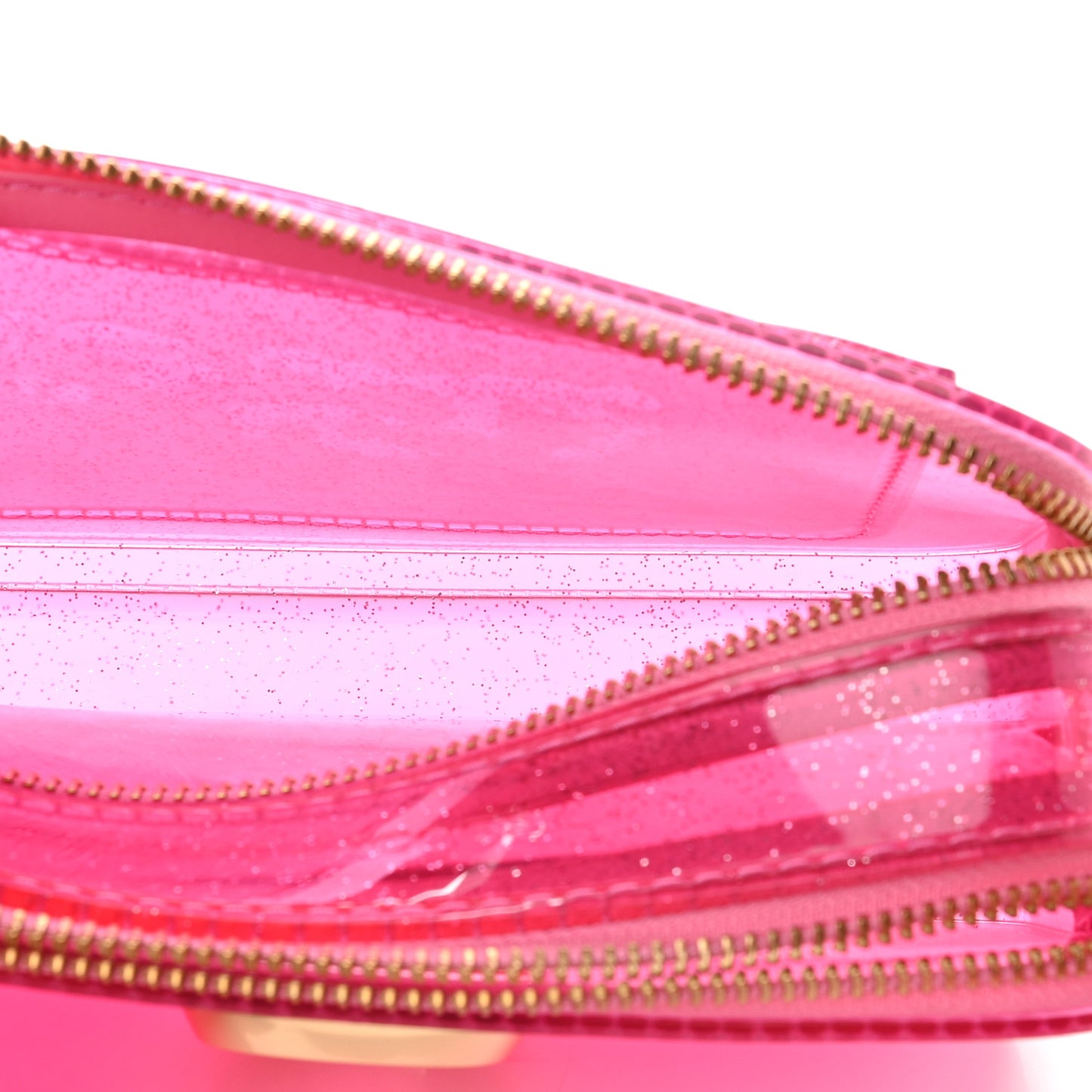 Jelly Glitter Small Snapshot Camera Bag Pink