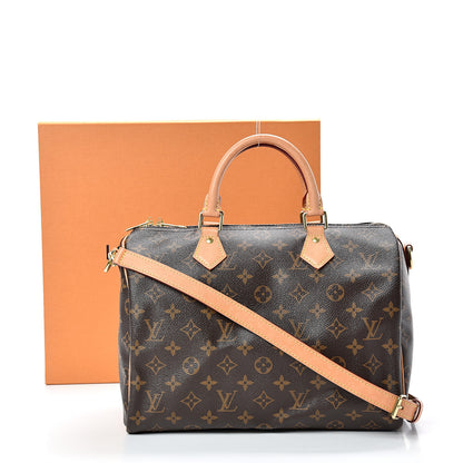 Louis Vuitton Monogram Speedy Bandouliere 30 13 of 13