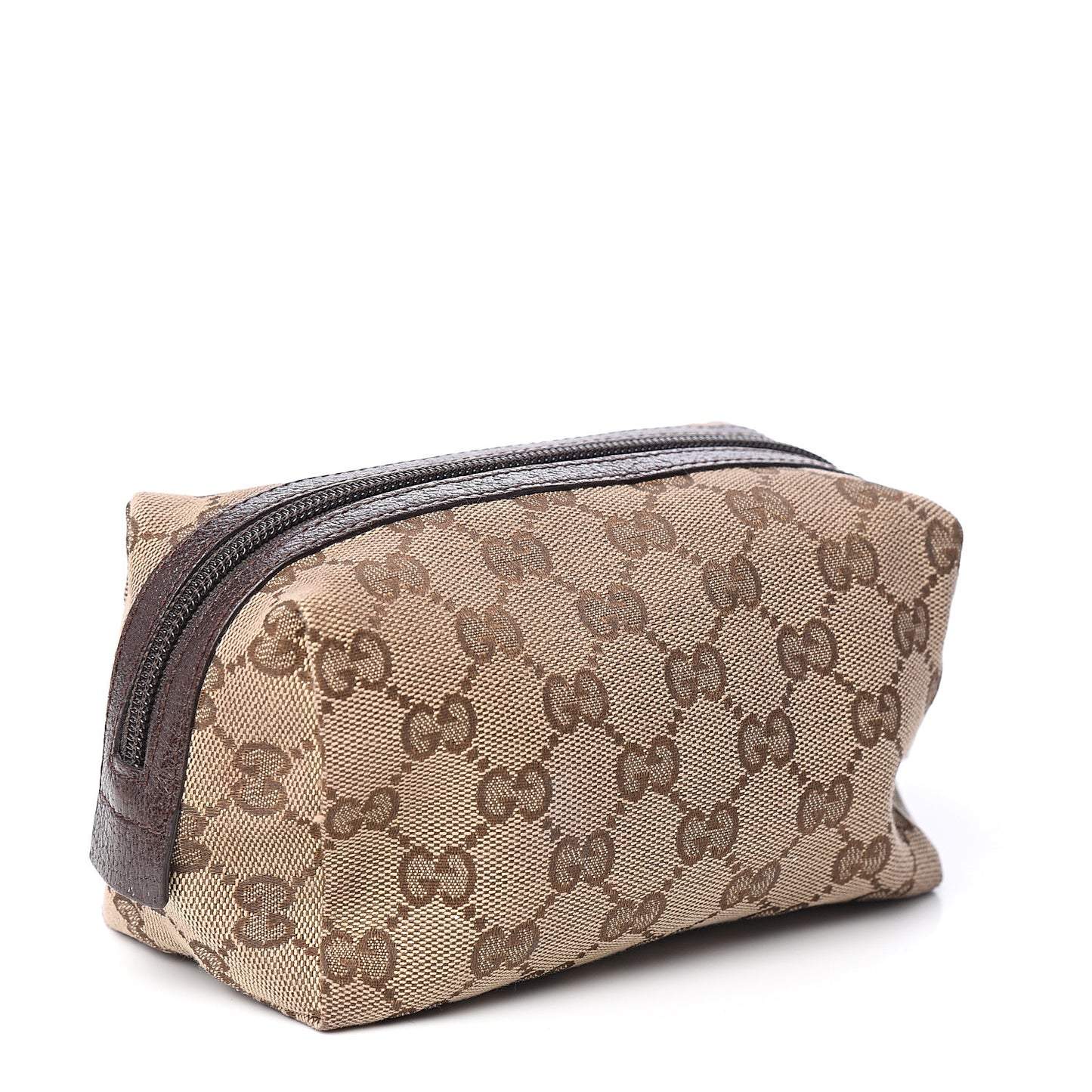 Monogram Large Cosmetic Case Brown