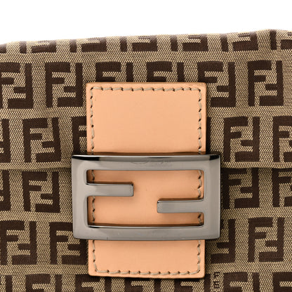 Fendi Zucchino Mini Baguette Brown 7 of 9