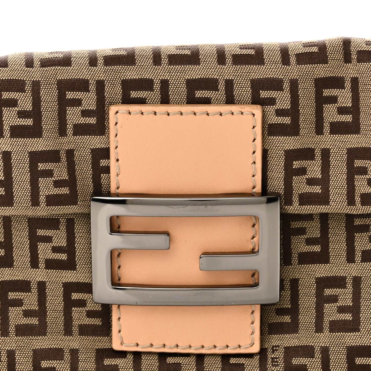 Fendi Zucchino Mini Baguette Brown 1850998 – FASHIONPHILE