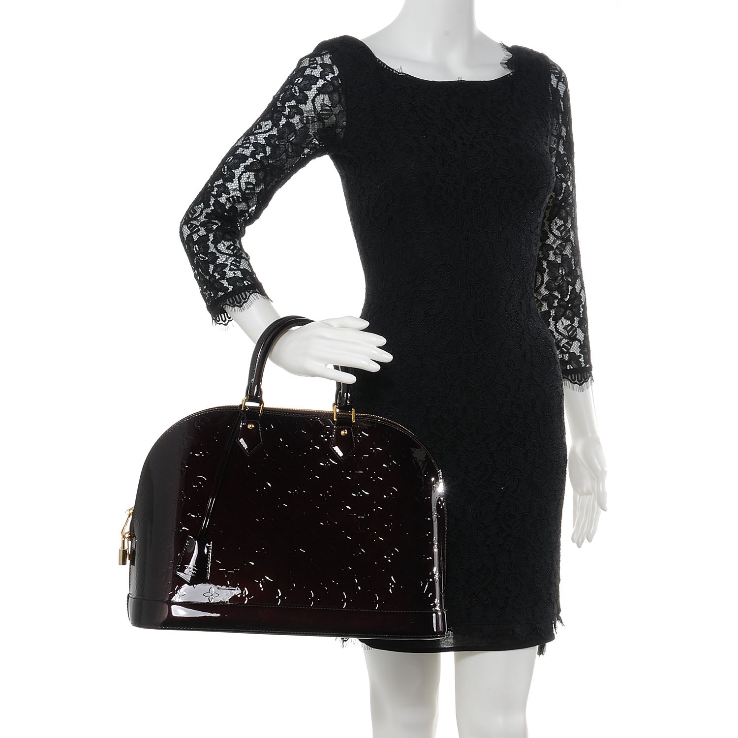 Louis Vuitton Vernis Alma GM Amarante 2 of 8