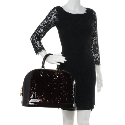Louis Vuitton Vernis Alma GM Amarante 2 of 8