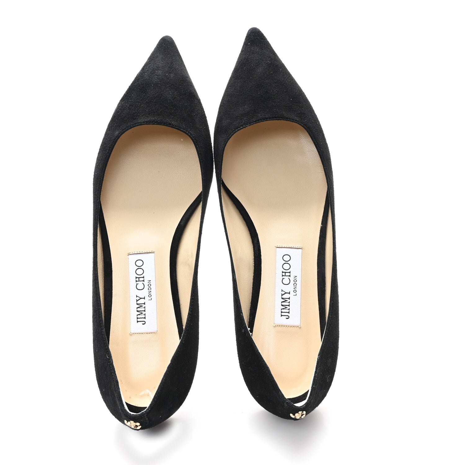 Jimmy Choo Suede Love Flats 39 Black 2 of 9