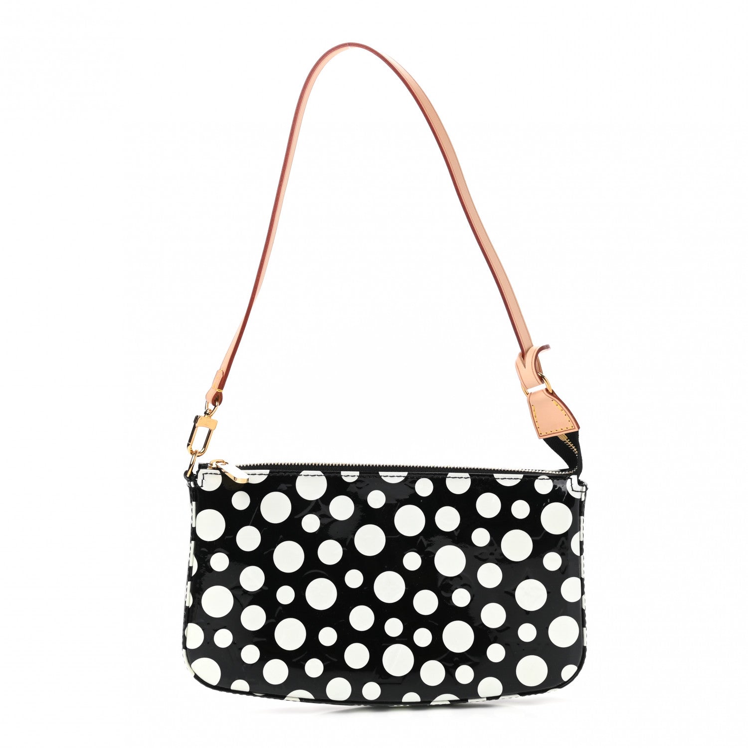 Louis Vuitton Vernis Kusama Infinity Dots Pochette Accessories Black 1 of 11