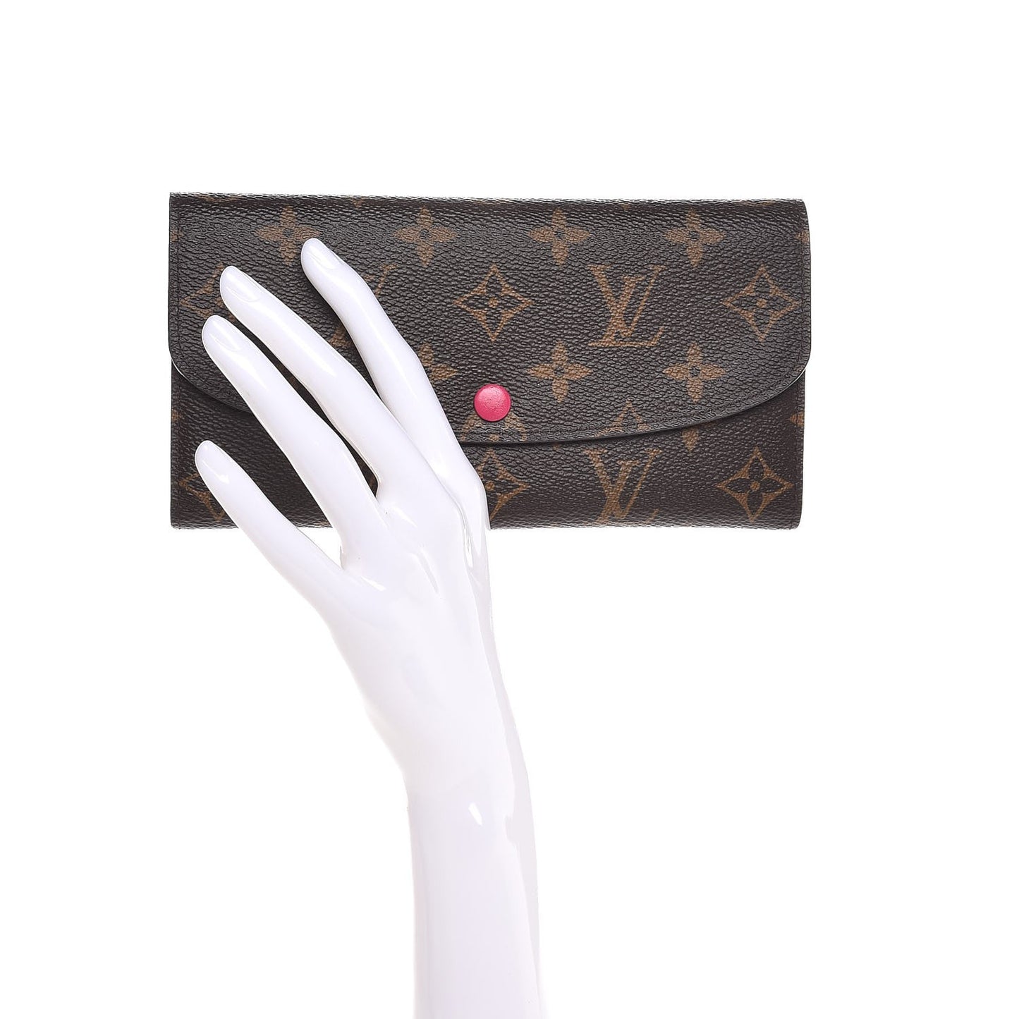 Monogram Emilie Wallet Hot Pink
