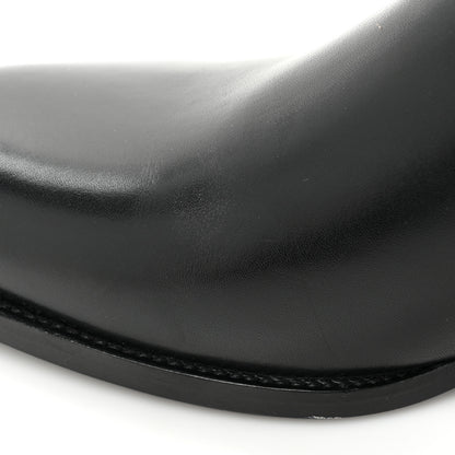 Saint Laurent Calfskin Wyatt 30 Jodhpur Boots 42 Black 12 of 15