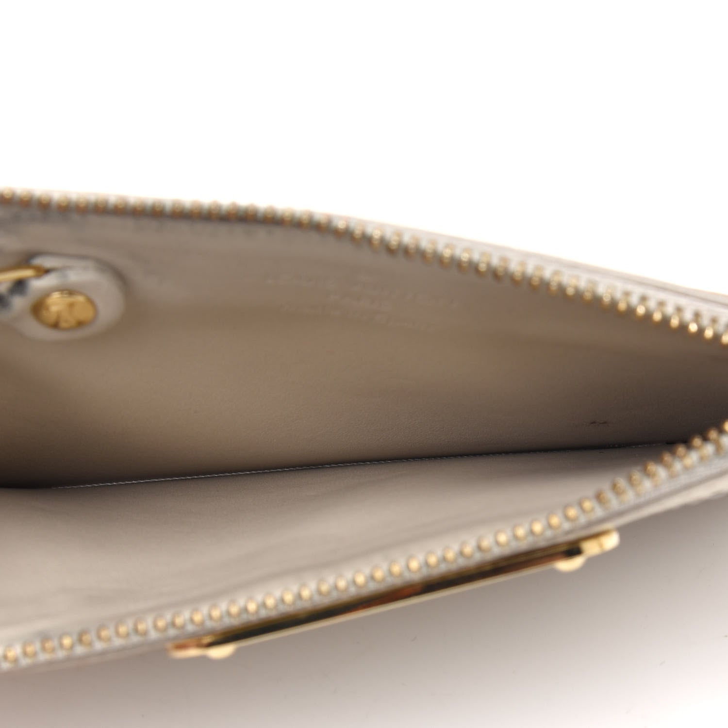 Louis Vuitton Vernis Key Pouch Blanc Corail 3 of 4