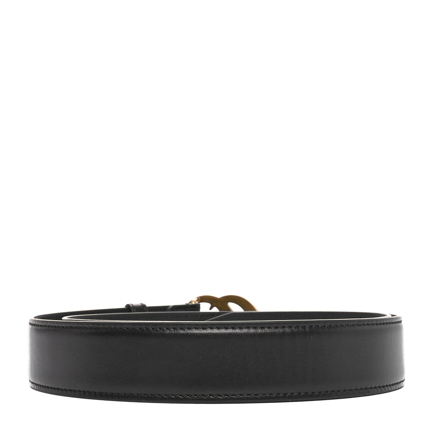 Calfskin Double G 20mm Belt 85 34 Black