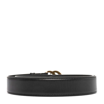 Gucci Calfskin Double G 20mm Belt 85 34 Black 2 of 5