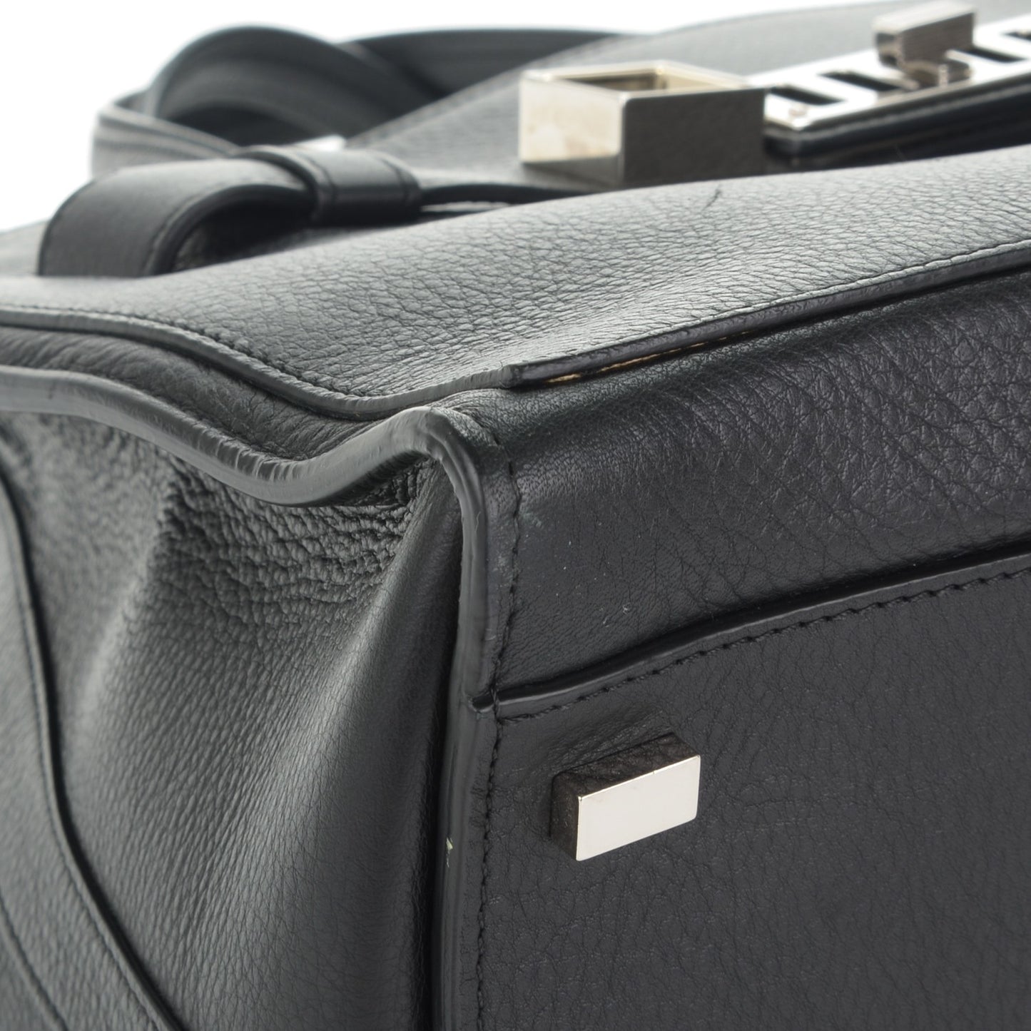 Calfskin Small PS11 Tote Black