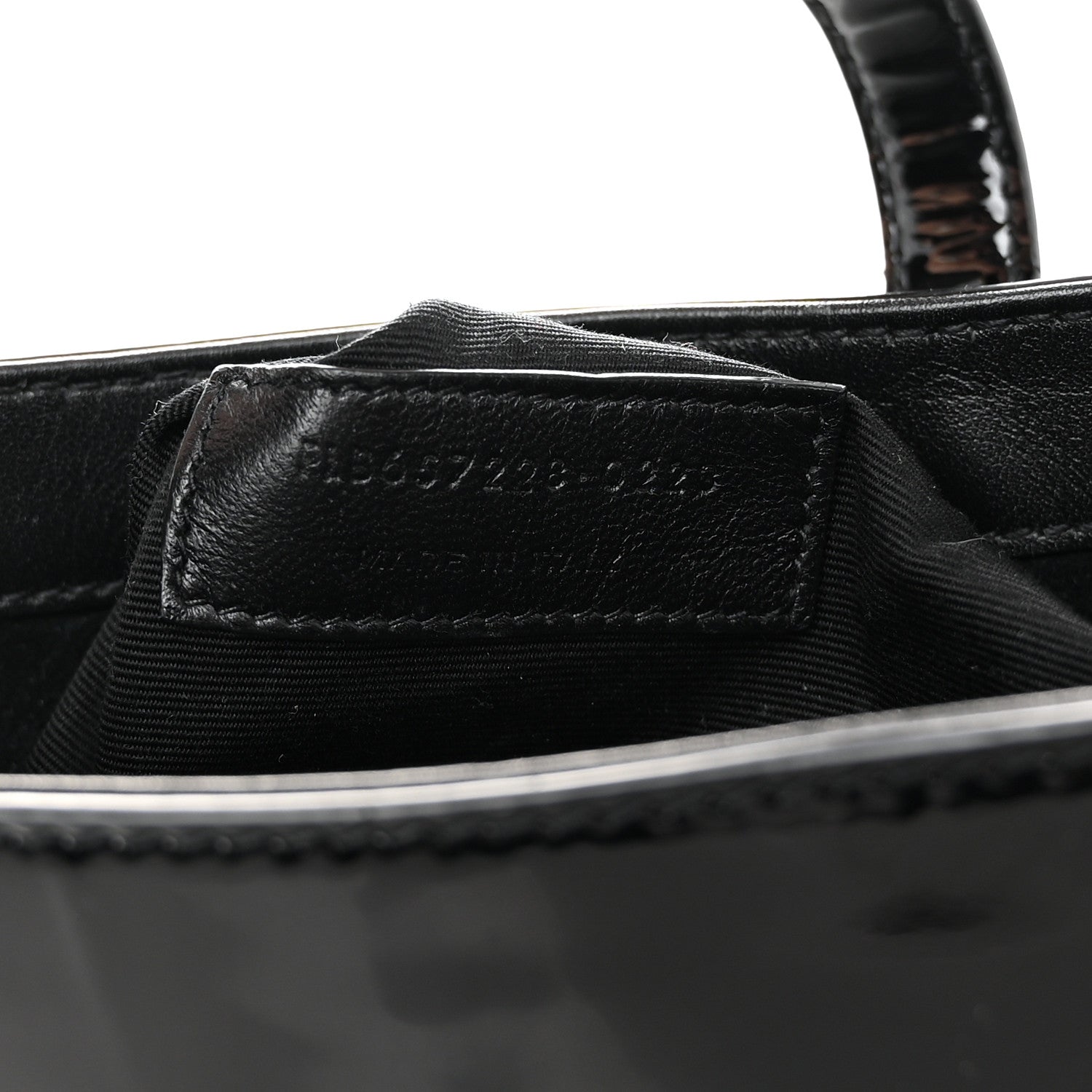 Saint Laurent Patent Le 5 A 7 Hobo Black 7 of 10