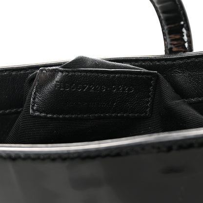 Saint Laurent Patent Le 5 A 7 Hobo Black 7 of 10