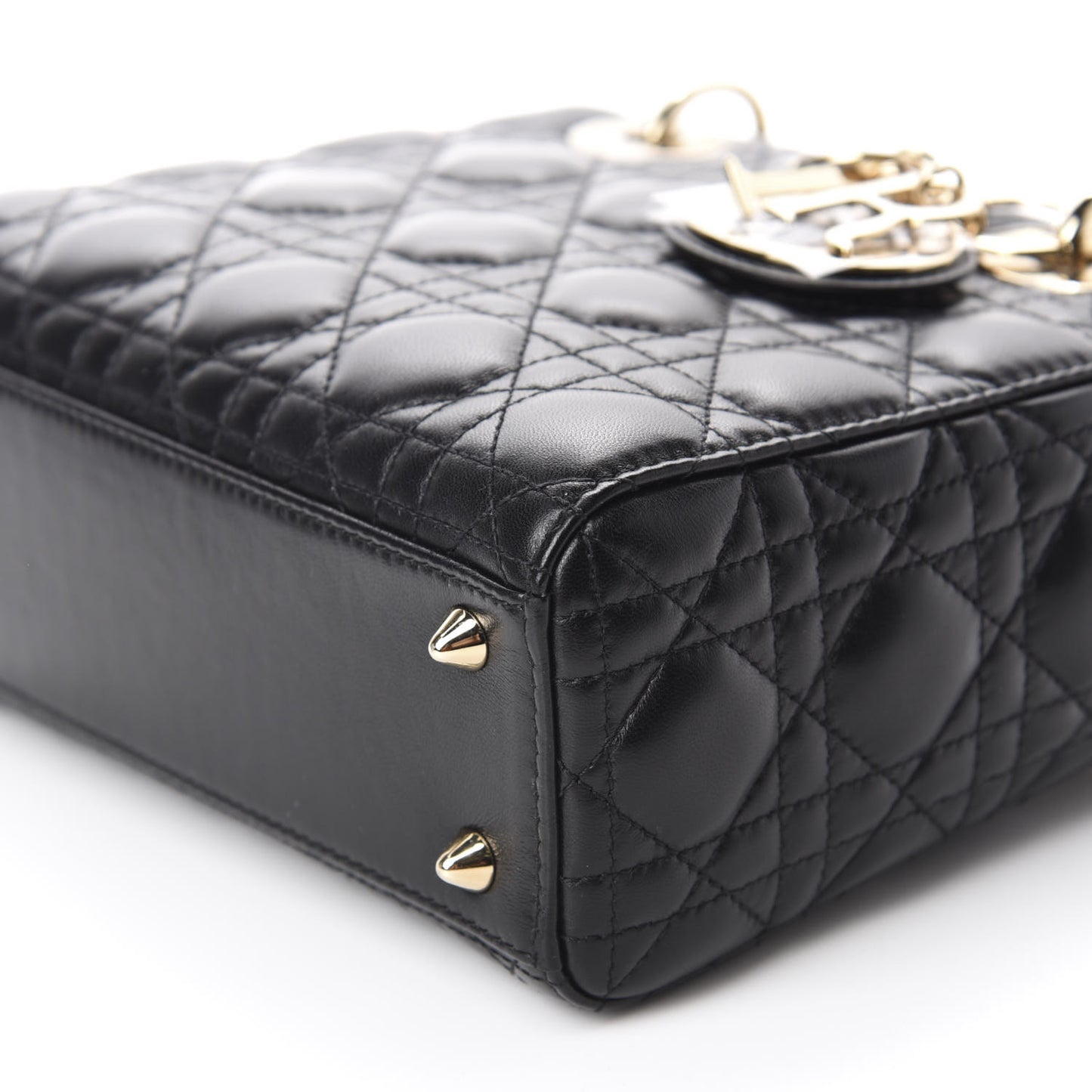 Lambskin Cannage Small My ABCDior Lady Dior Black