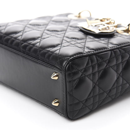 Christian Dior Lambskin Cannage Small My ABCDior Lady Dior Black 7 of 11