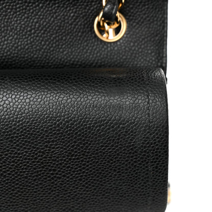 Chanel Caviar Quilted Jumbo Double Flap Black 14 of 18