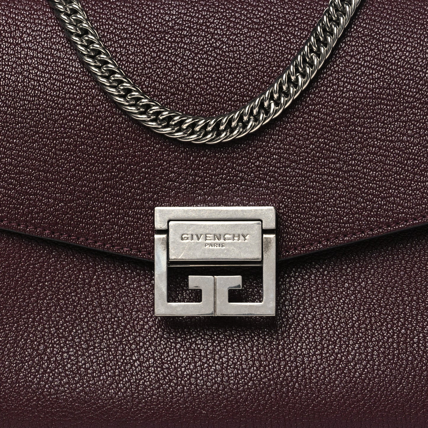Goatskin Medium GV3 Flap Aubergine