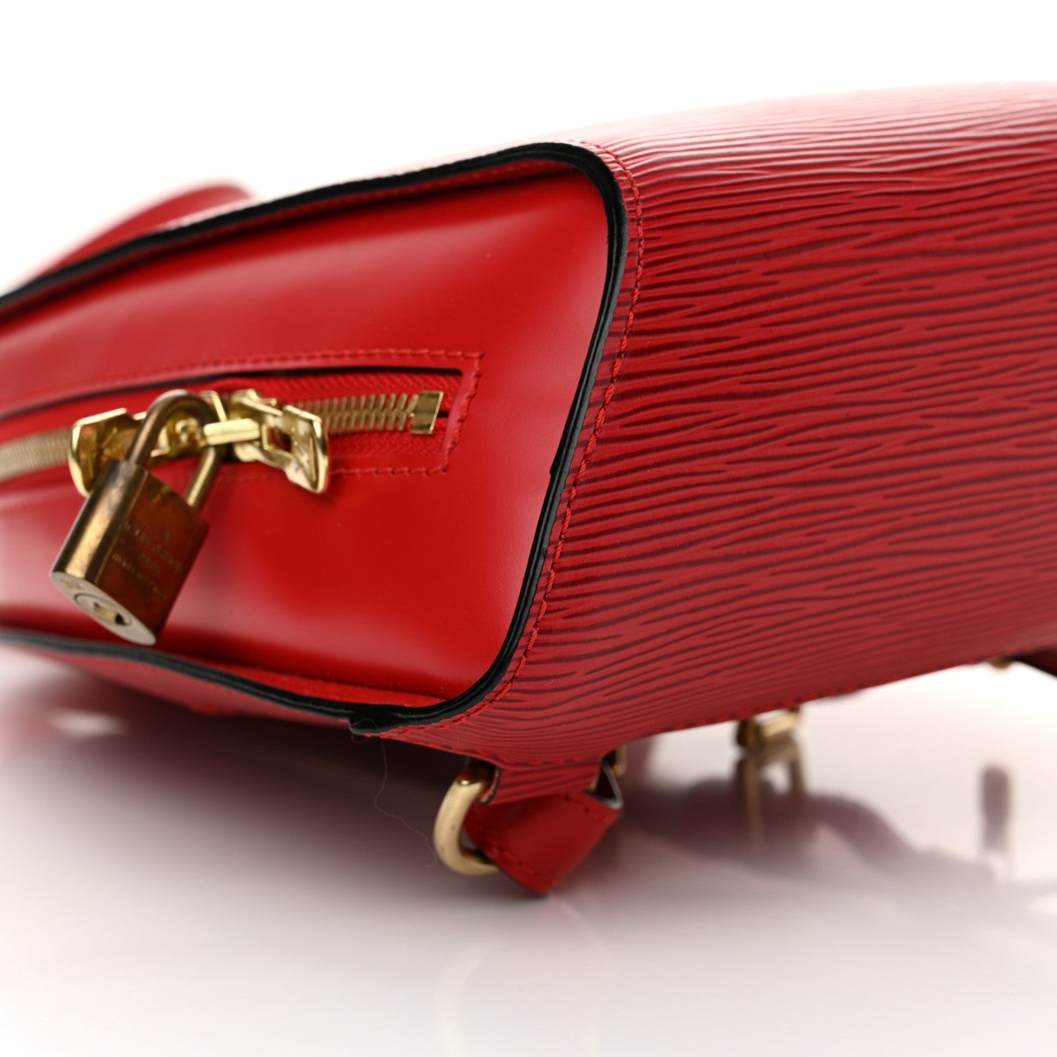 Louis Vuitton Epi Mabillon Backpack Castillan Red 9 of 13