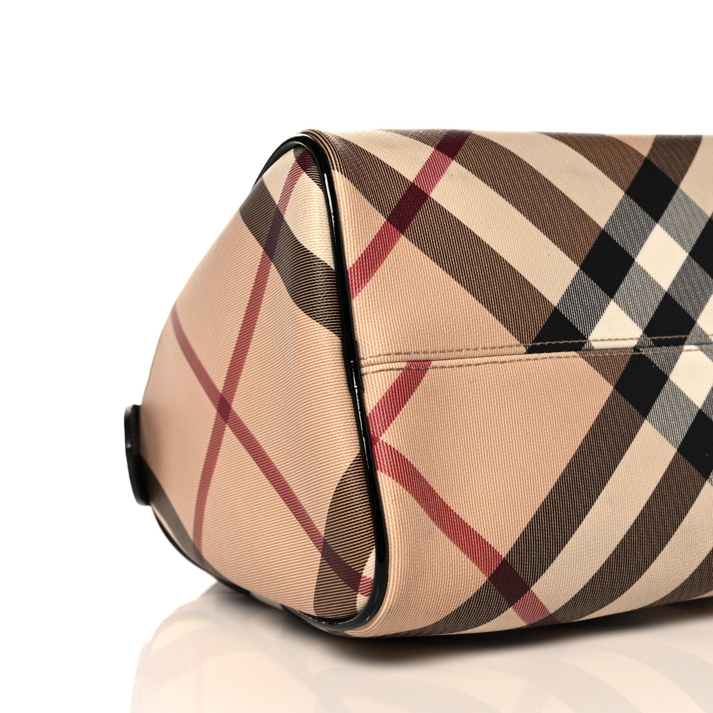 Nova Check Small Chester Bowling Bag Black