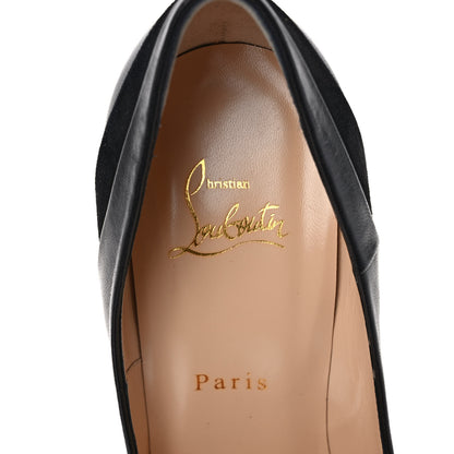 Christian Louboutin Patent Nappa Veau Velours Eklectica 120 Pumps 39 Black 7 of 8