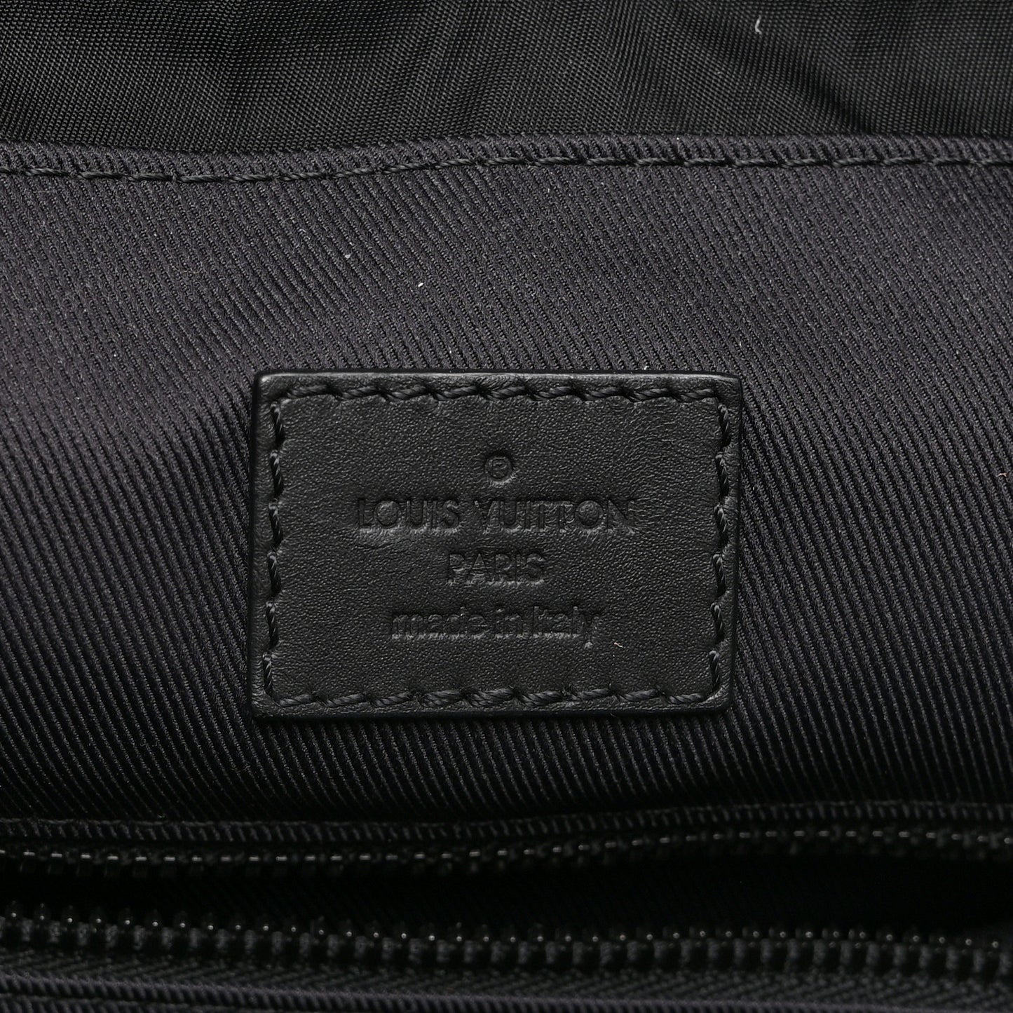Calfskin Monogram Shadow Discovery Backpack Black