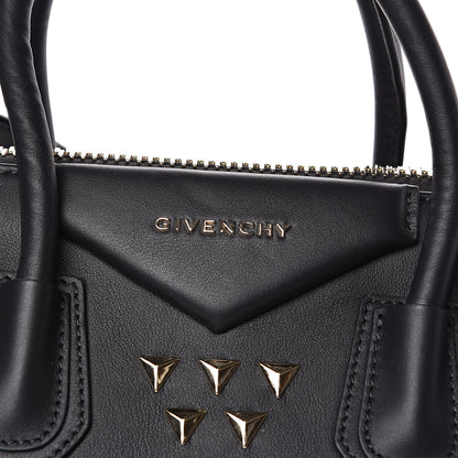Givenchy Calfskin Triangle Studded Small Antigona Black 12 of 14