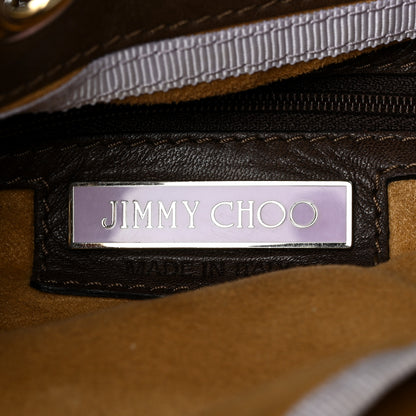Jimmy Choo Lizard Embossed Calfskin Riki Bag Green 6 of 22