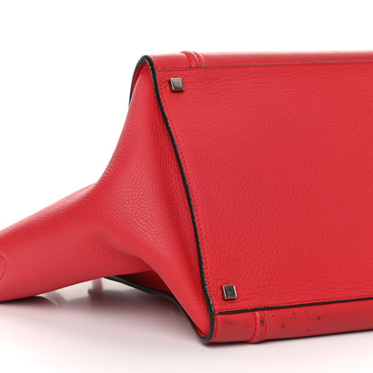 Celine Supple Calfskin Medium Phantom Luggage Vermillion 10 of 12