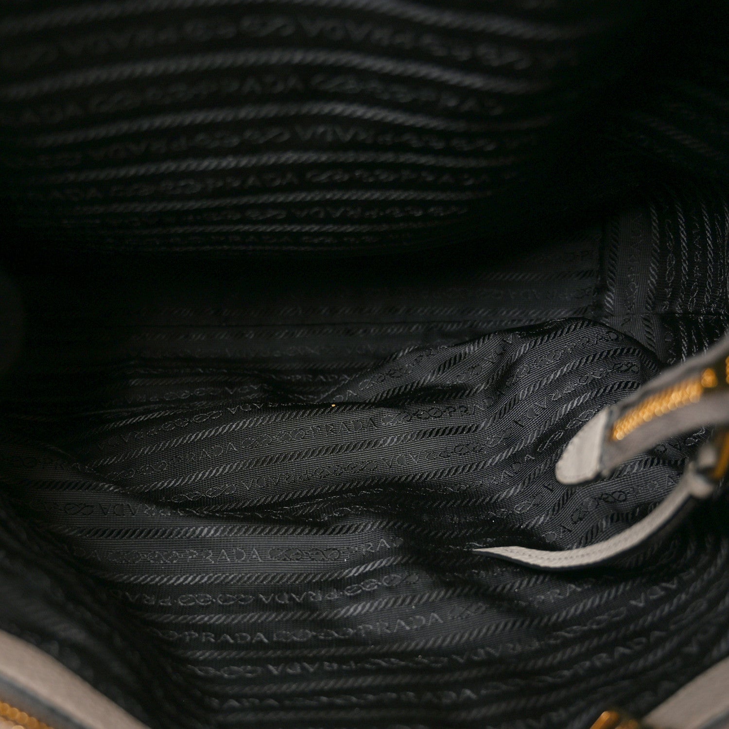 Prada Vitello Daino Zippered Tote Argilla 5 of 9