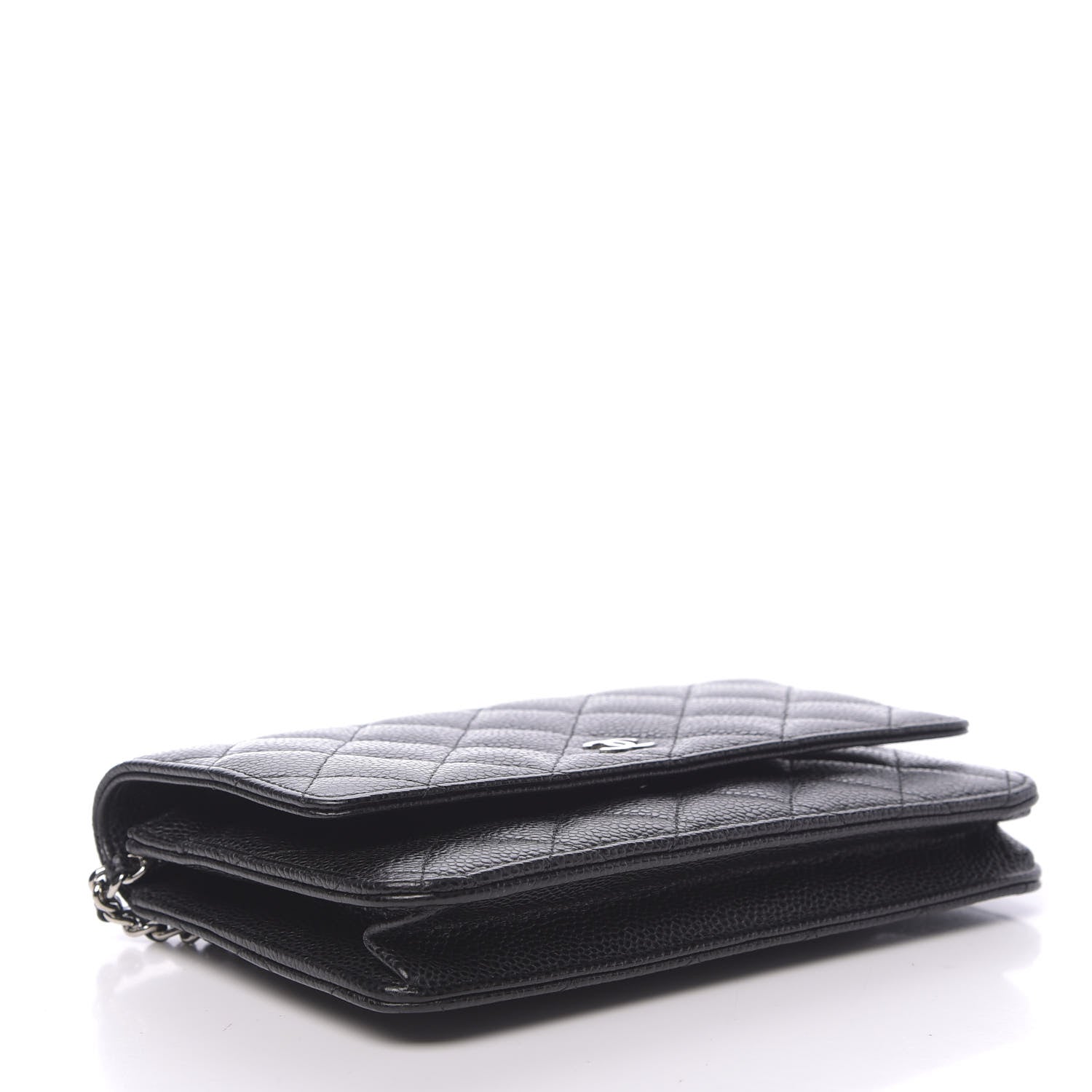 Chanel Caviar Quilted Wallet On Chain WOC Black 4 of 12