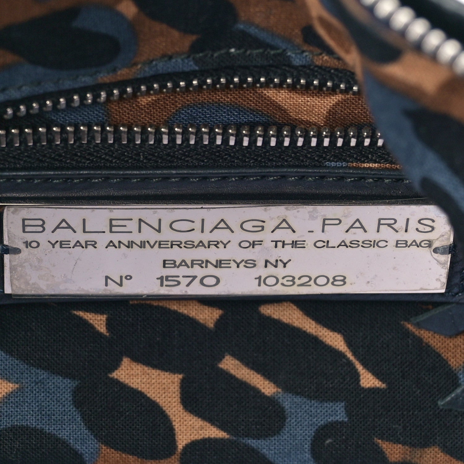 Balenciaga Iridescent Calfskin Classic Hardware First Bleu Mineral 5 of 8
