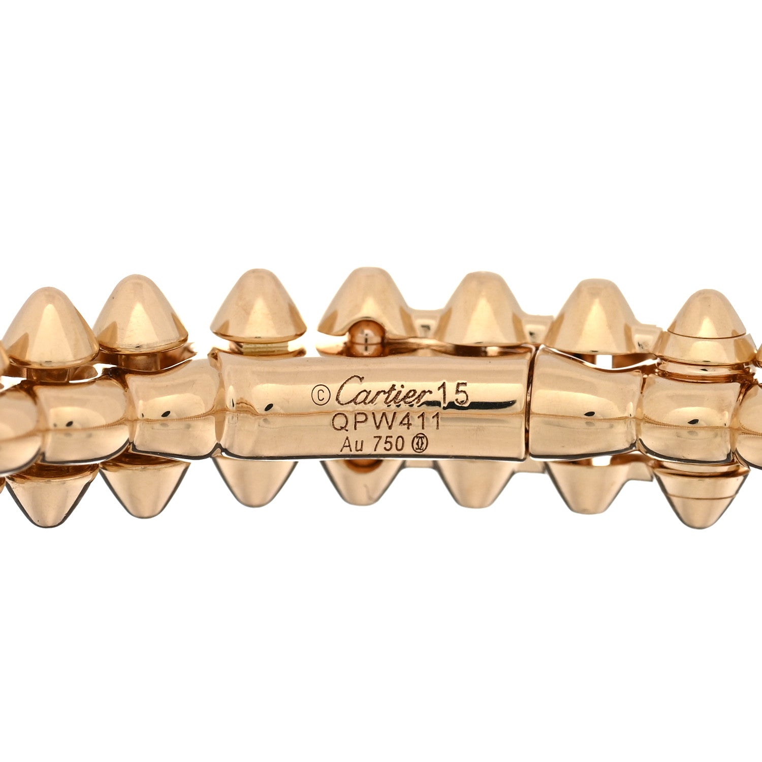 Cartier 18K Pink Gold Small Clash De Cartier Bracelet 15 3 of 4