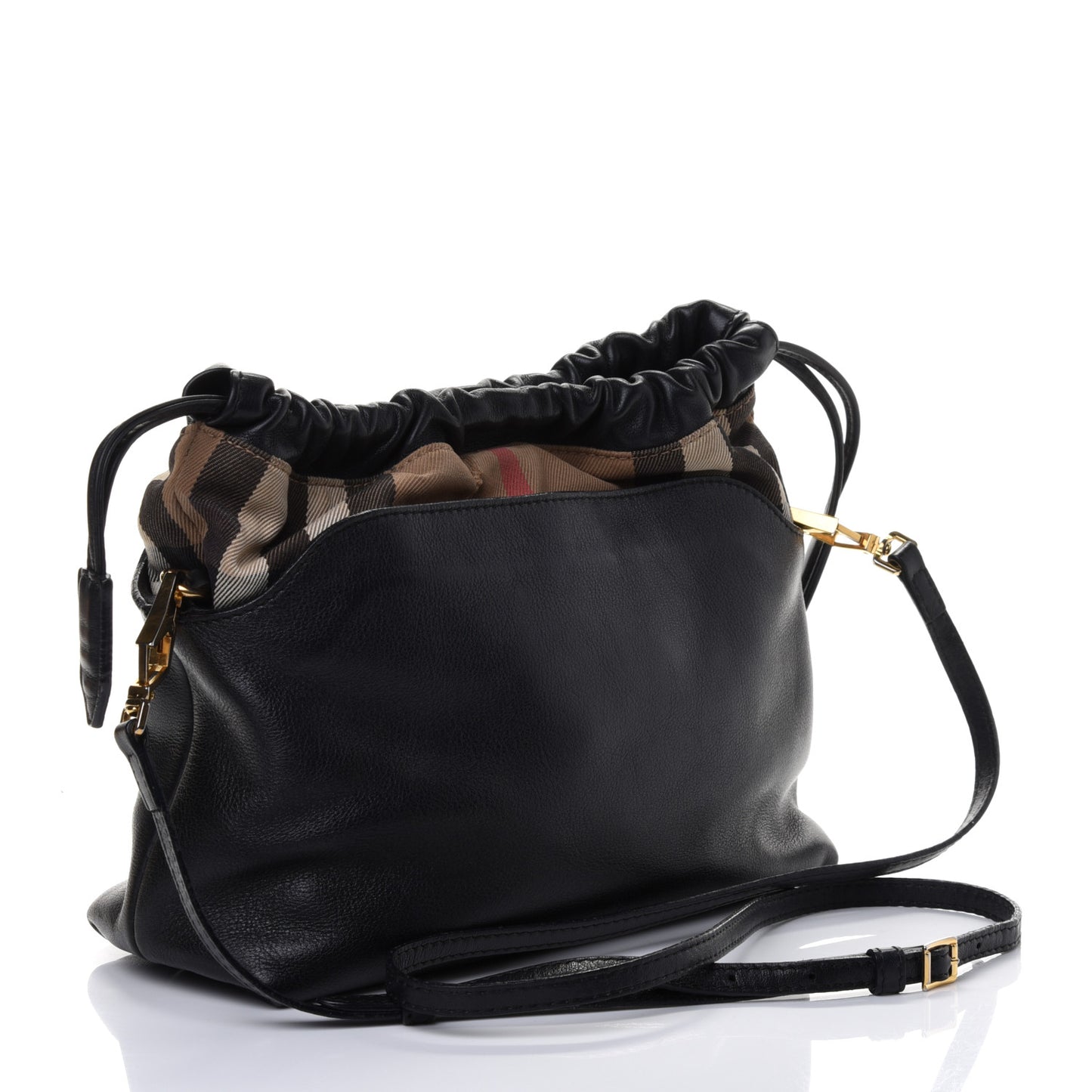 Calfskin House Check Little Crush Black