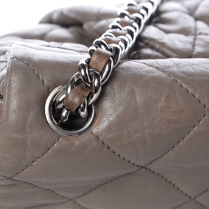 Chanel Washed Lambskin Quilted Large Chain Around Messenger Taupe 12 of 12