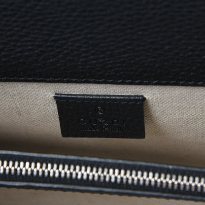 Gucci Pebbled Calfskin Small Dionysus Shoulder Bag Black 7 of 10