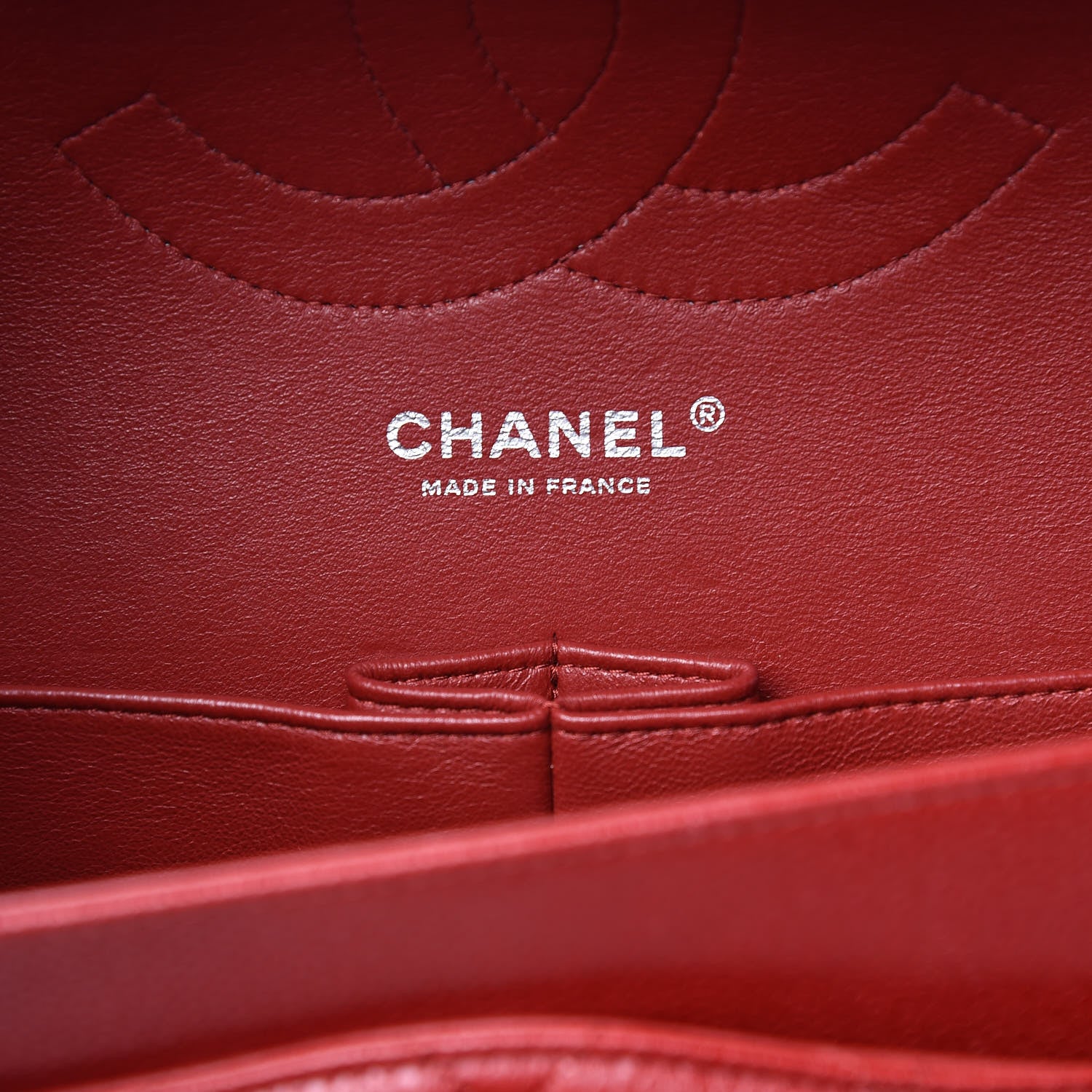 Chanel Caviar Quilted Jumbo Double Flap Red 7 of 12