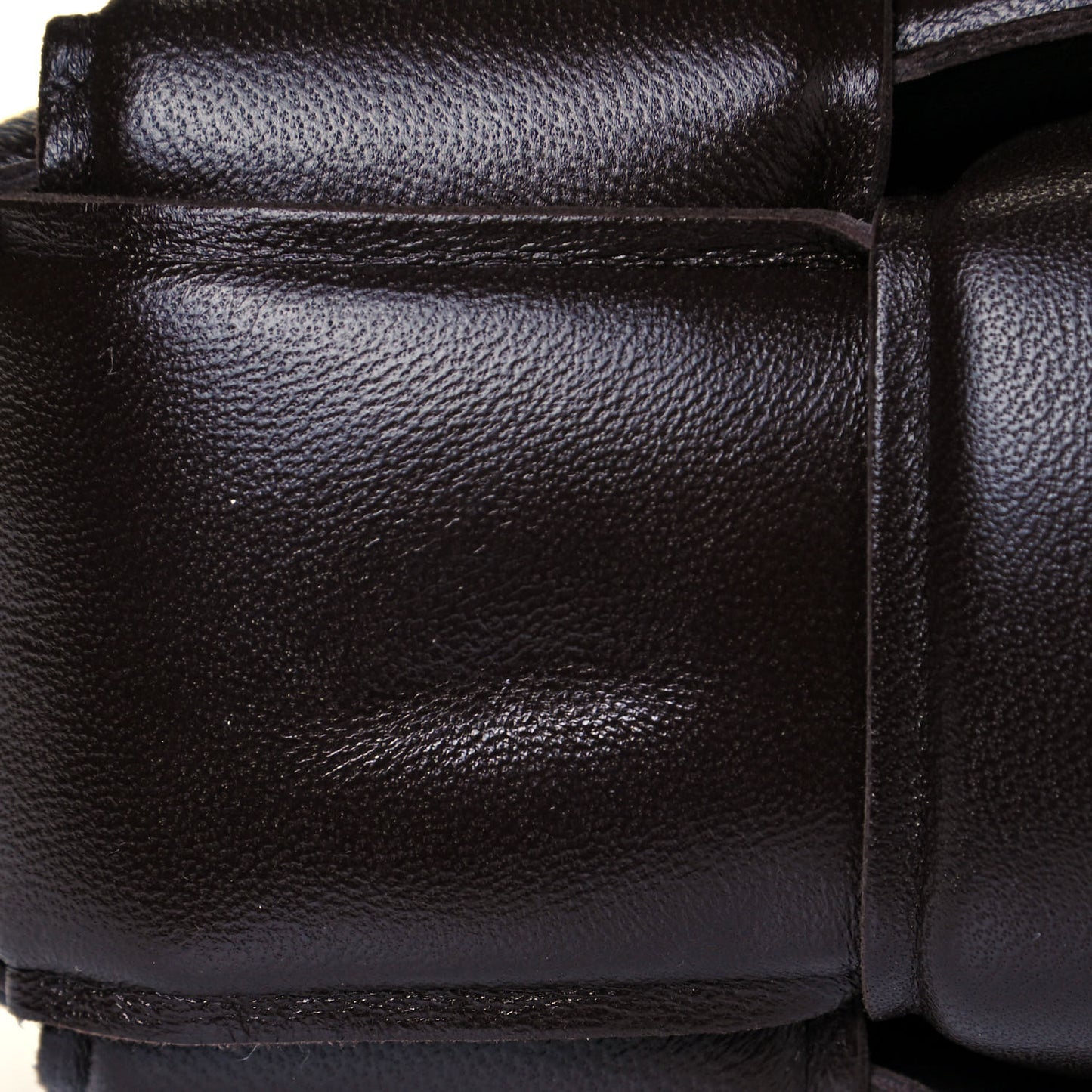 Lambskin Maxi Intreccio Padded Chain Cassette Crossbody Bag Black