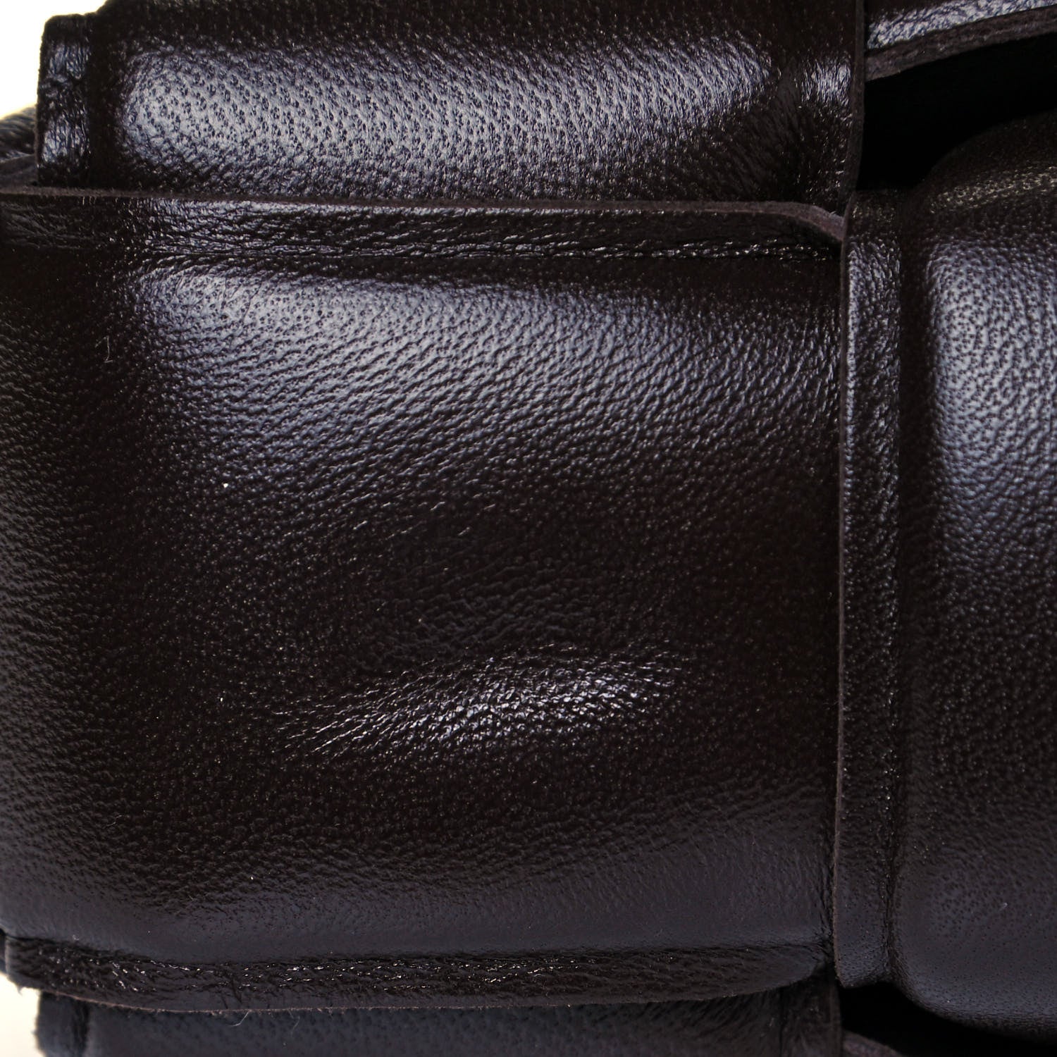 Bottega Veneta Lambskin Maxi Intreccio Padded Chain Cassette Crossbody Bag Black 9 of 10