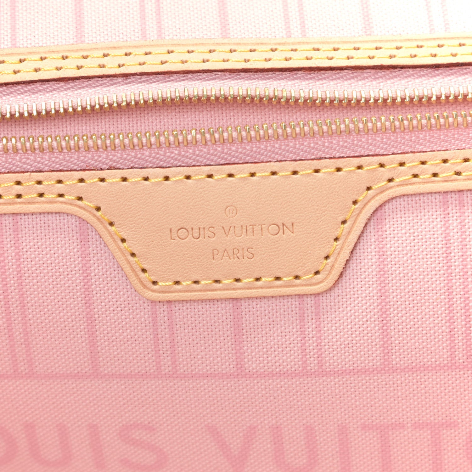 Louis Vuitton Damier Azur Neo Neverfull MM Rose Ballerine 5 of 5