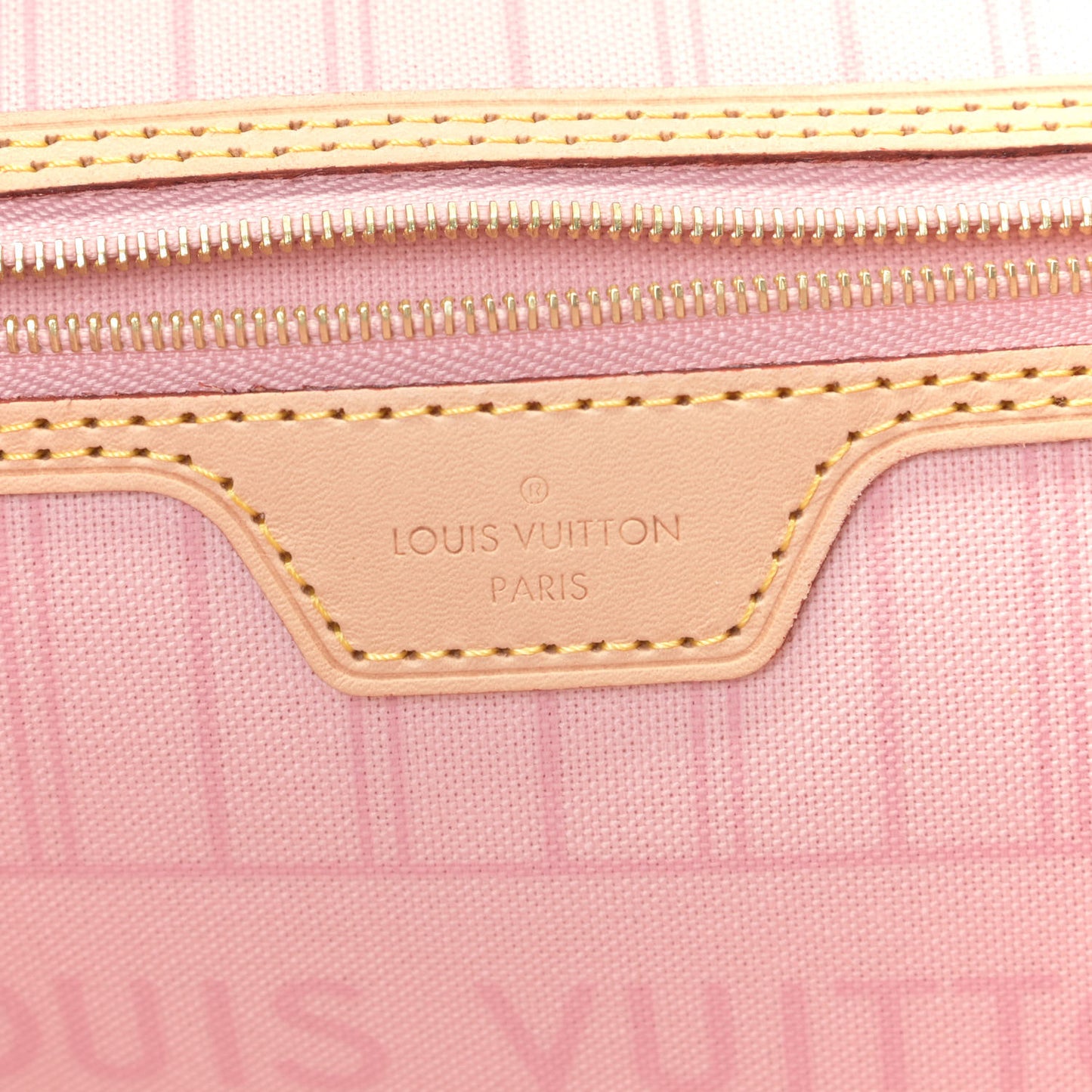Damier Azur Neo Neverfull MM Rose Ballerine