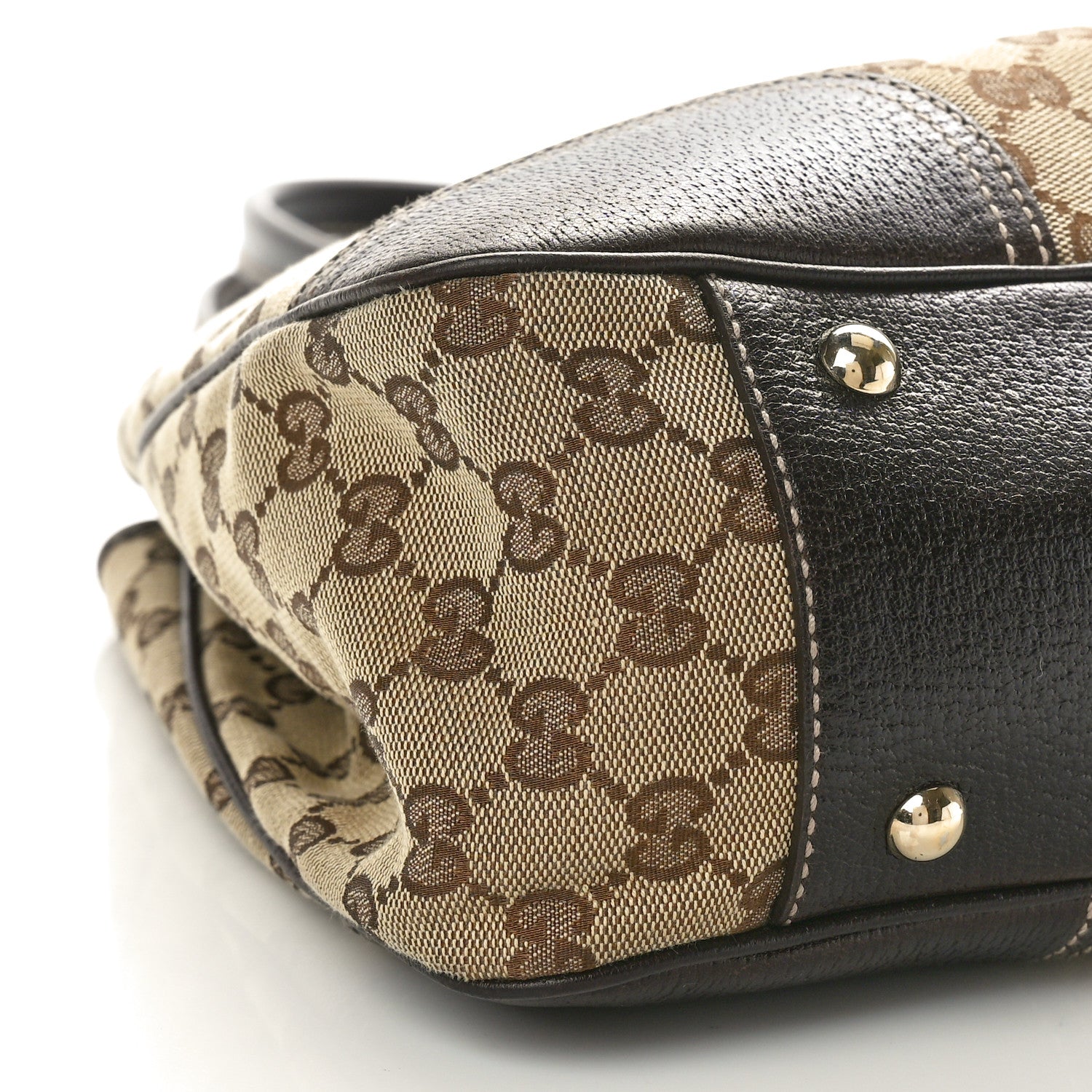 Gucci Monogram Medium Princy Tote Dark Brown 9 of 10