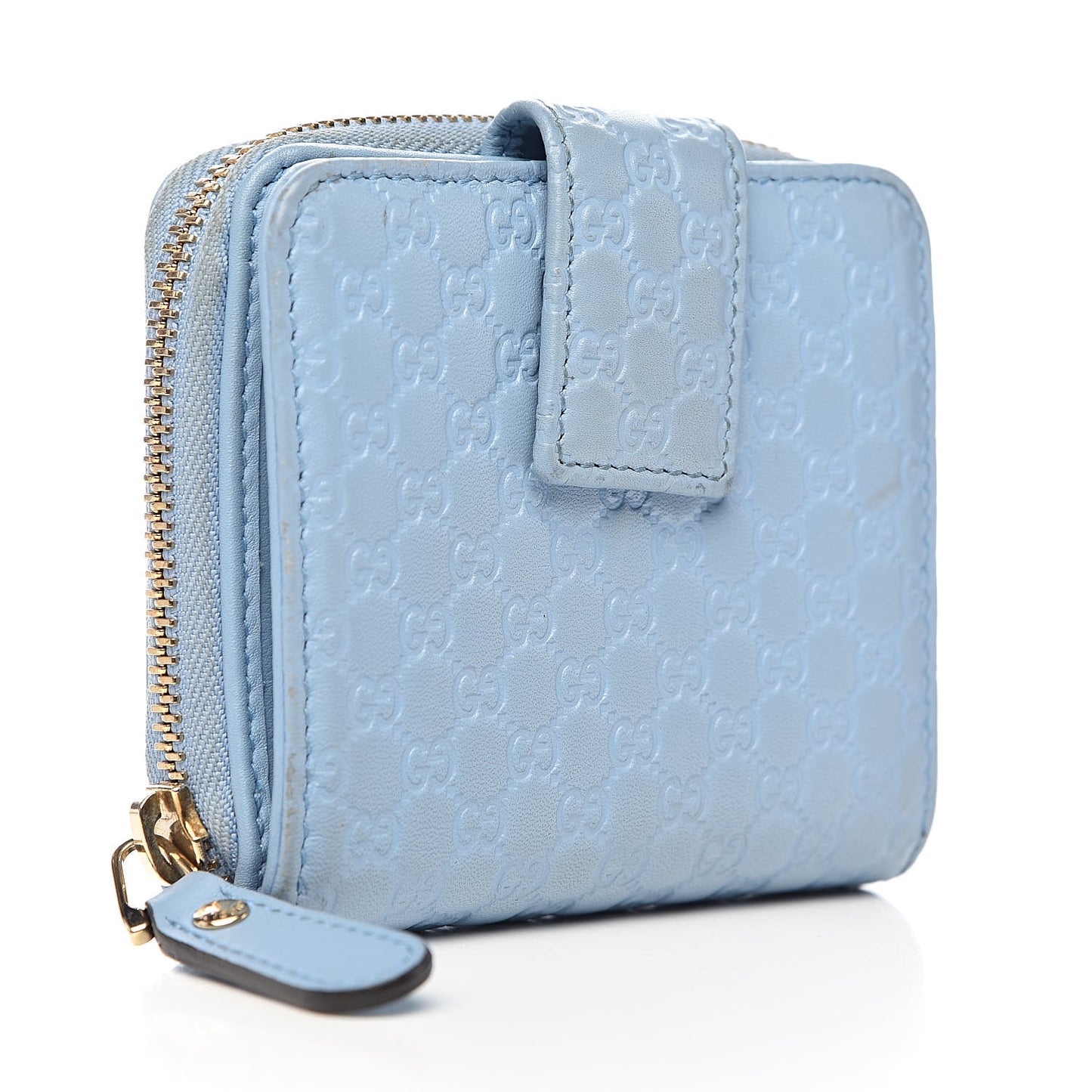 Microguccissima Compact Wallet Mineral Blue