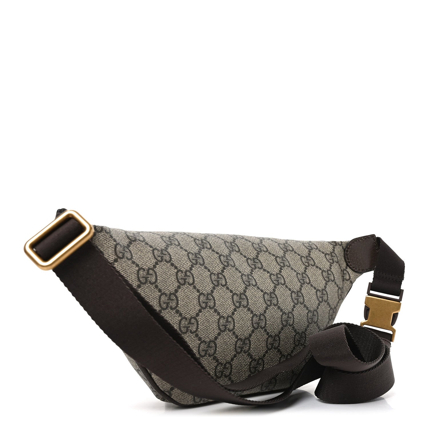 Gucci GG Supreme Monogram Web Small Ophidia Belt Bag Beige Ebony New Acero 3 of 10