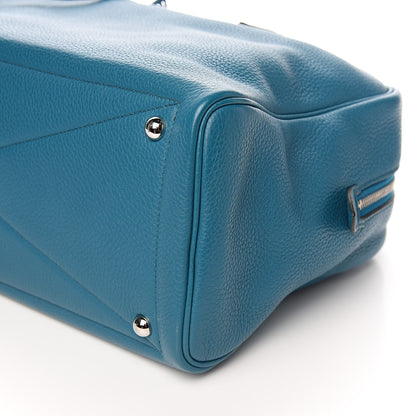 Hermes Taurillon Clemence Victoria II 35 Bleu Izmir 10 of 15