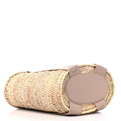 Chloe Raffia Smooth Calfskin Medium Sense Basket 4 of 7