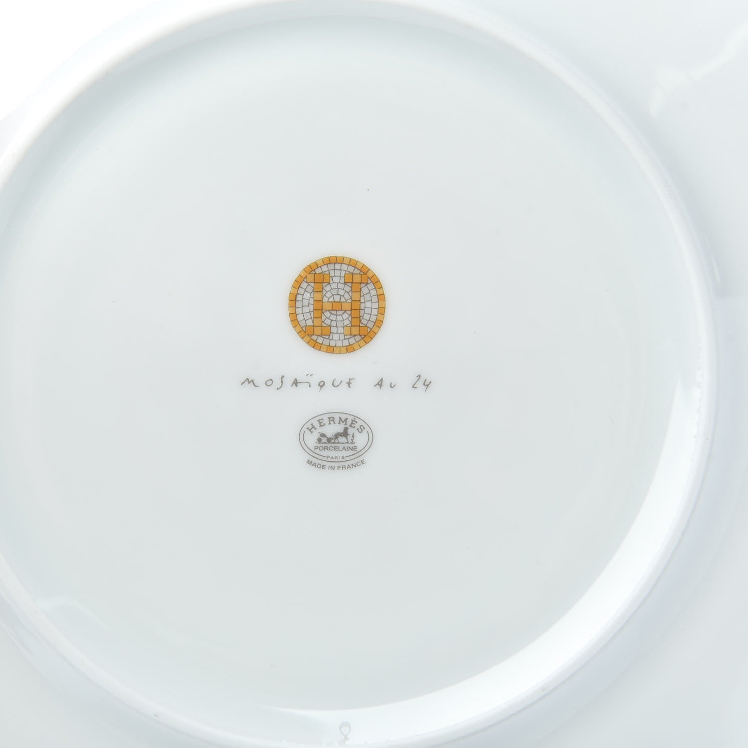 Hermes Porcelain Mosaique au 24 Dessert Plate Set of 2 5 of 6