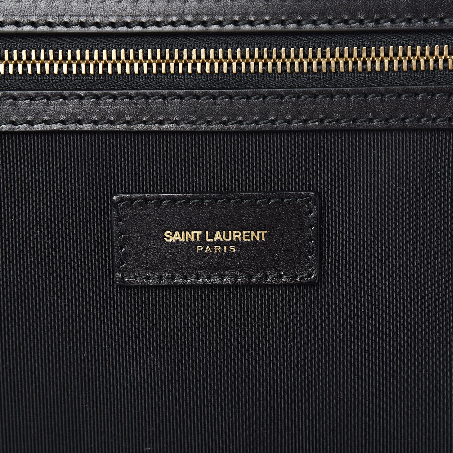 Saint Laurent Toile Classic Monogram Travel Trolley Suitcase Black 8 of 9