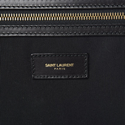 Saint Laurent Toile Classic Monogram Travel Trolley Suitcase Black 8 of 9